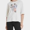 Women Marc Cain | T-Shirt-Off-White/Print