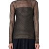 Women Akris Punto | Top-Black/Burnished Gold