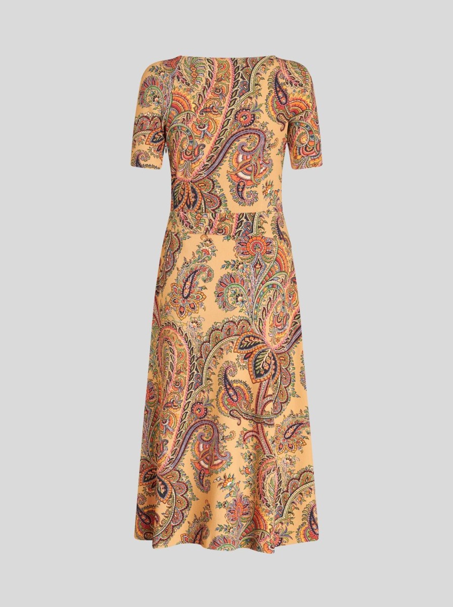 Women Etro | Dress-Cognac/Cognac Print