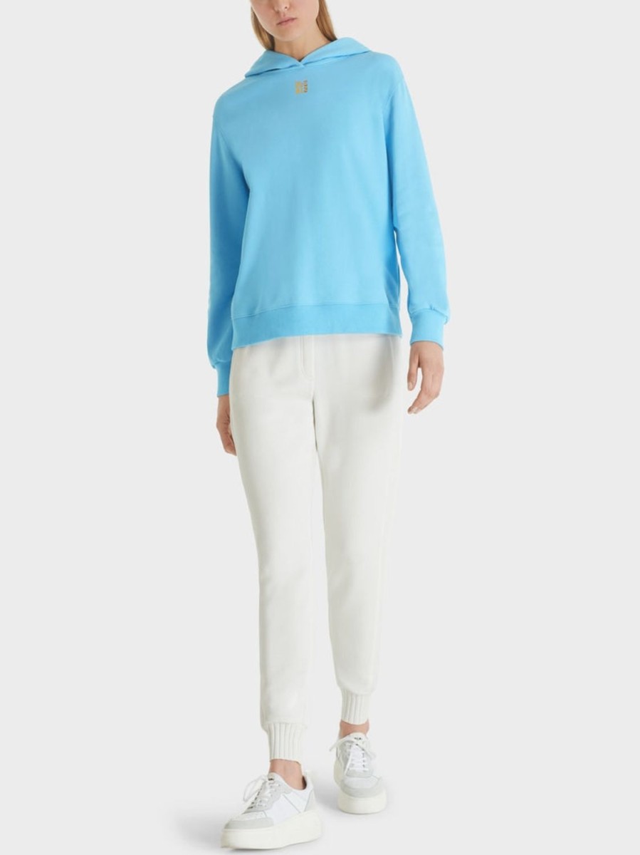 Women Marc Cain | Leisure Top-Glacial Blue