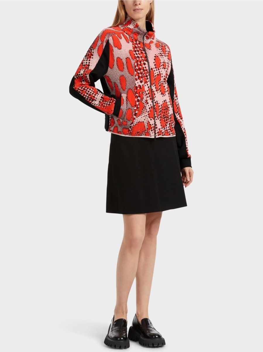 Women Marc Cain | Jacket-Red/Leopard