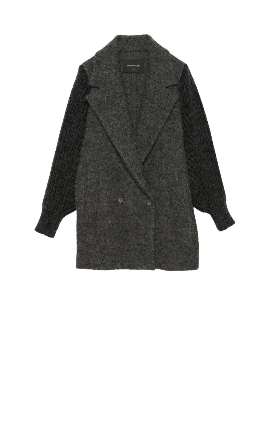 Women Fabiana Filippi | Coat-Dark Grey