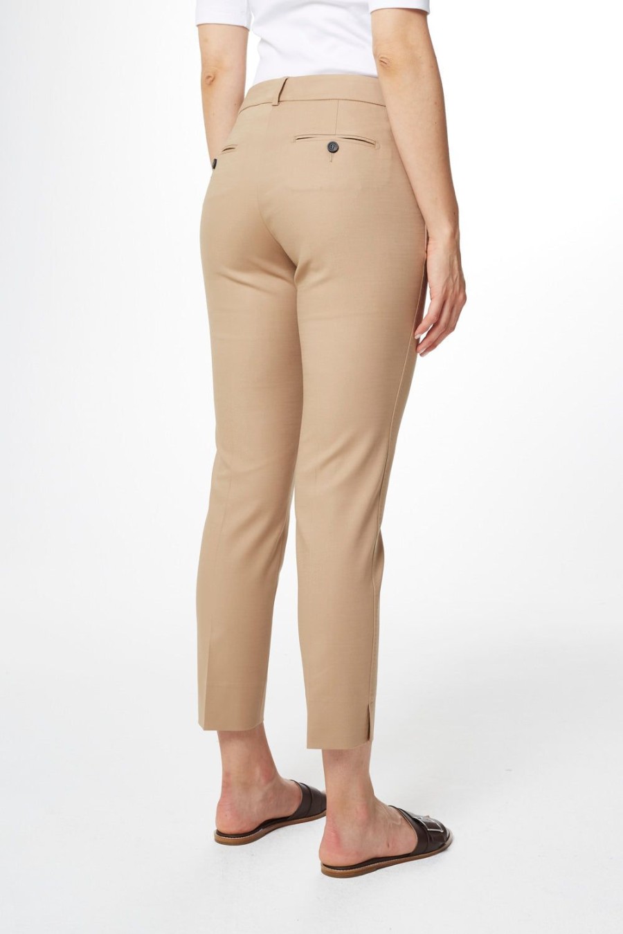 Women Peserico | Capri Pant-Off-White