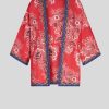 Women Etro | Jacket-Red/White/Navy Blue