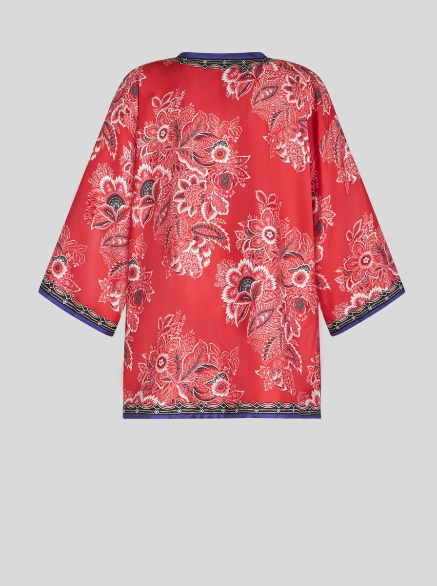 Women Etro | Jacket-Red/White/Navy Blue