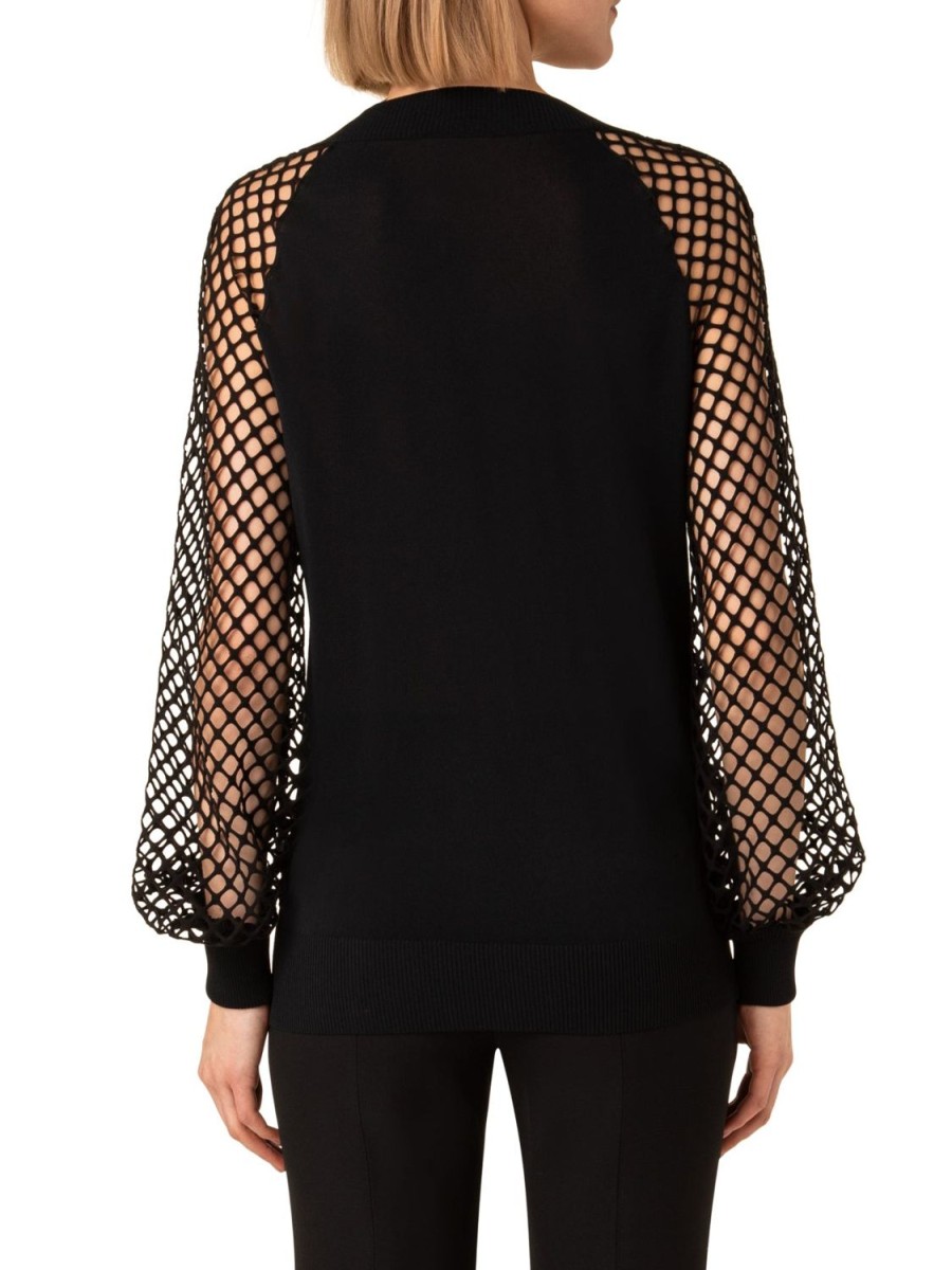 Women Akris Punto | Top In Black