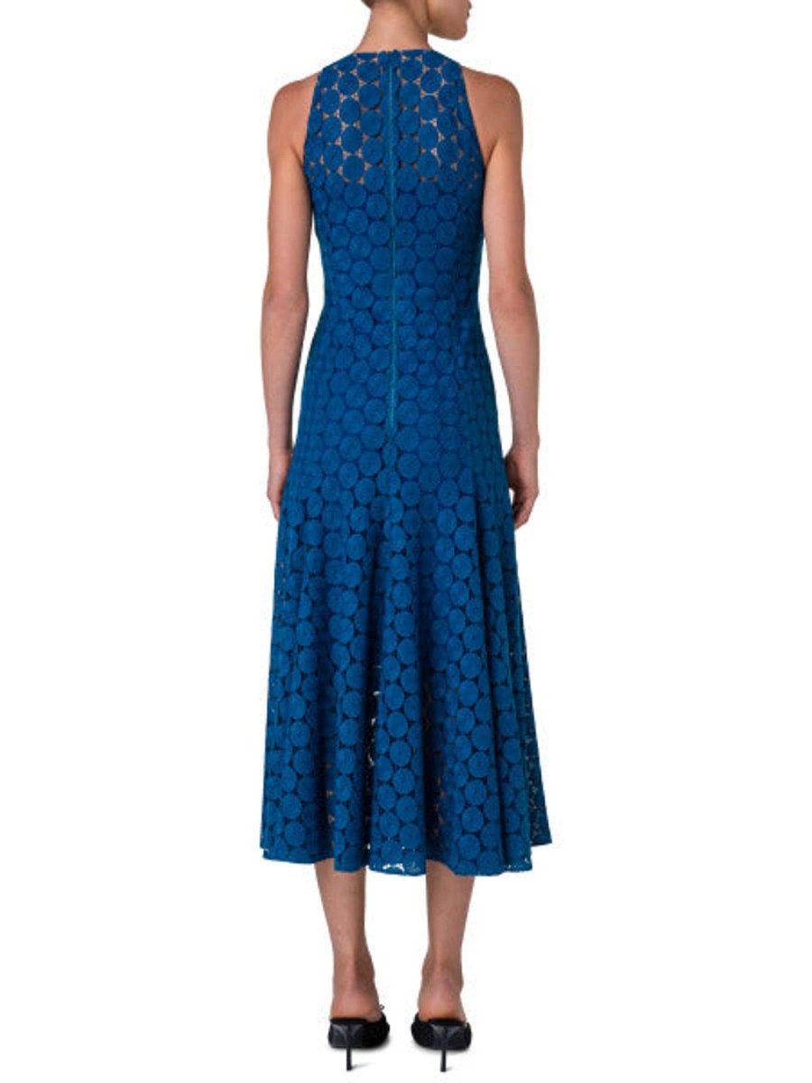 Women Akris Punto | Dress-Blue/Lace