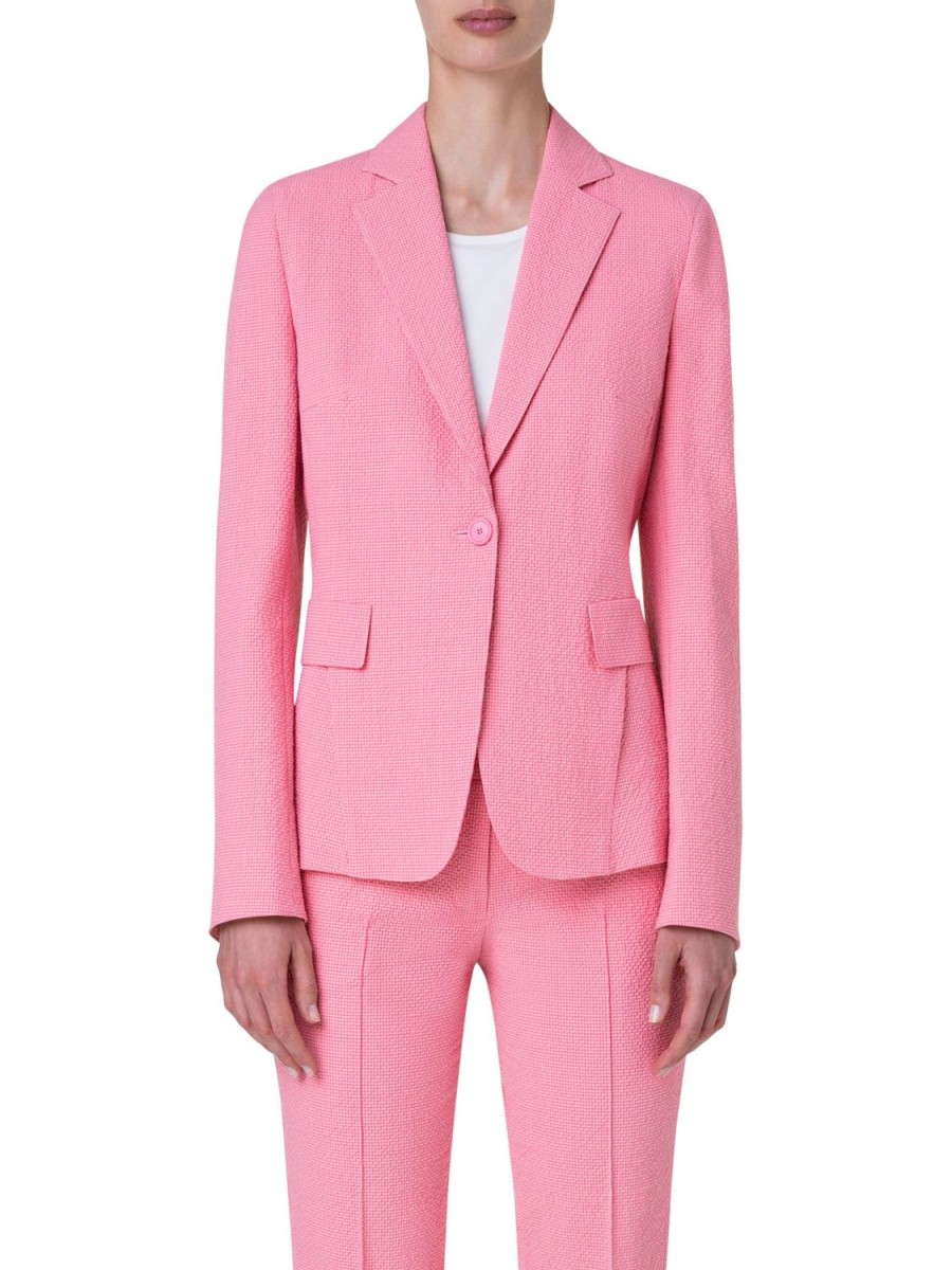 Women Akris Punto | Jacket-Flamingo Pink