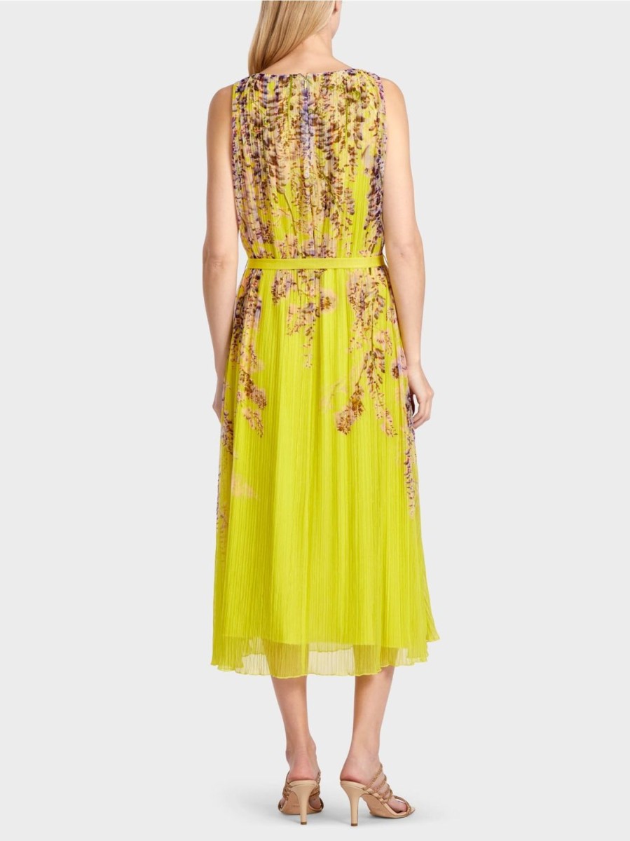 Women Marc Cain | Dress-Lemon/Purple/Green