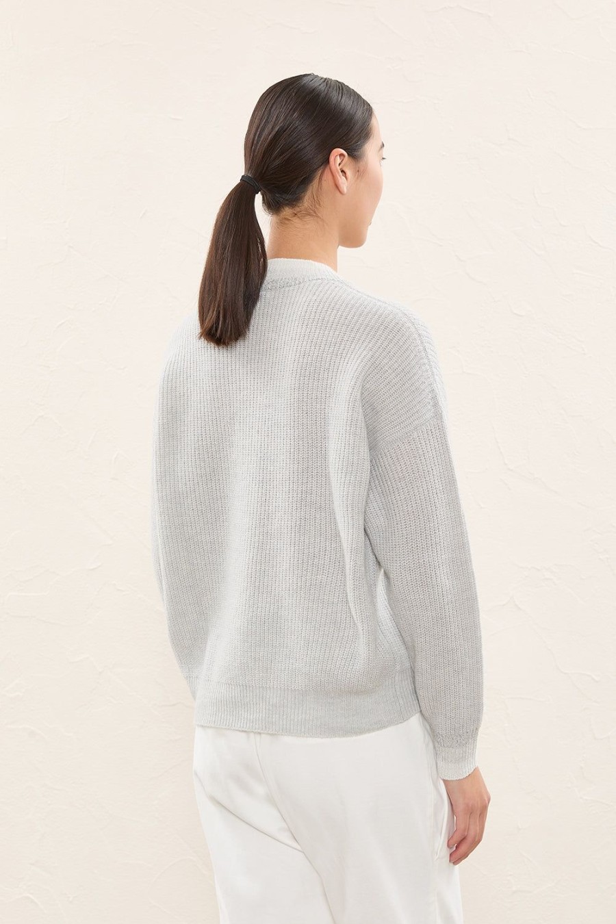 Women Peserico | Sweater-Palladium Grey