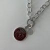 Women Lucie in the Sky | Necklace-Silver/Brown Coin