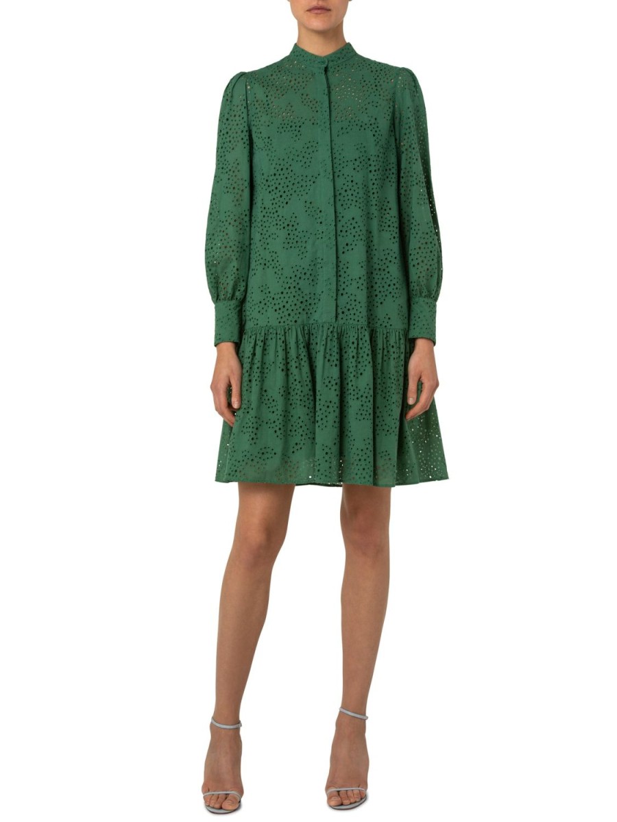 Women Akris Punto | Dress-Tropical Green