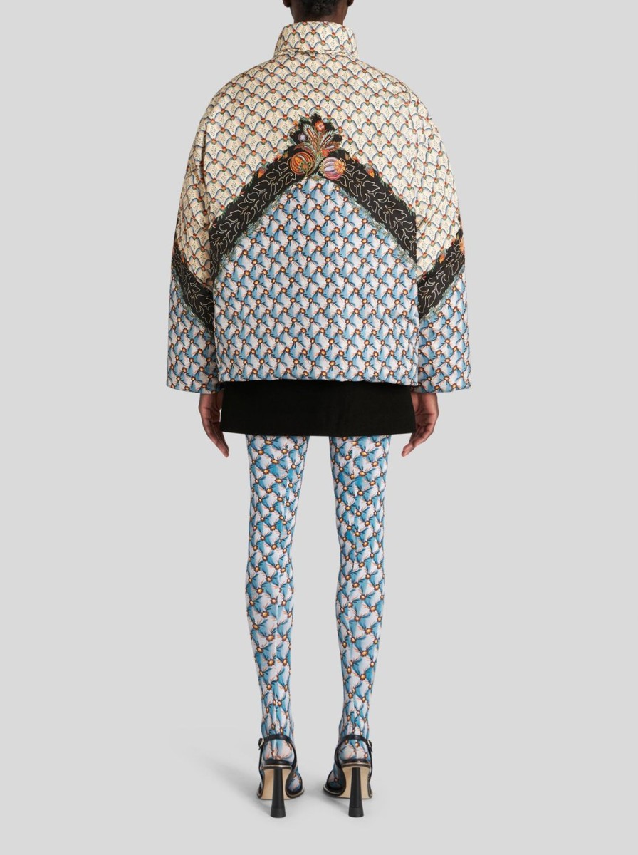 Women Etro | Outer Jacket-Blue/Orange/Black/Off-White