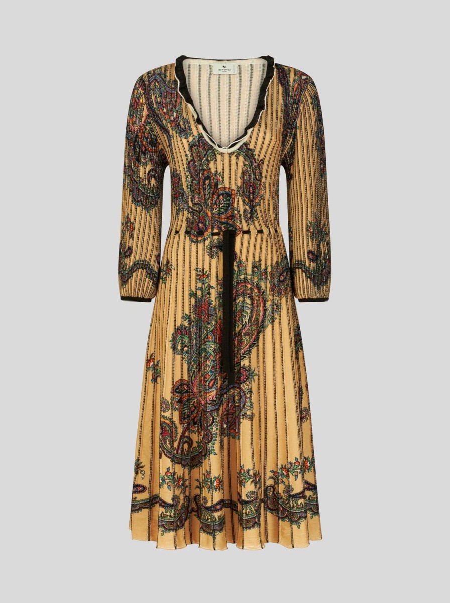 Women Etro | Dress-Black/Gold