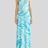 Women Etro | Dress-Turquoise/White