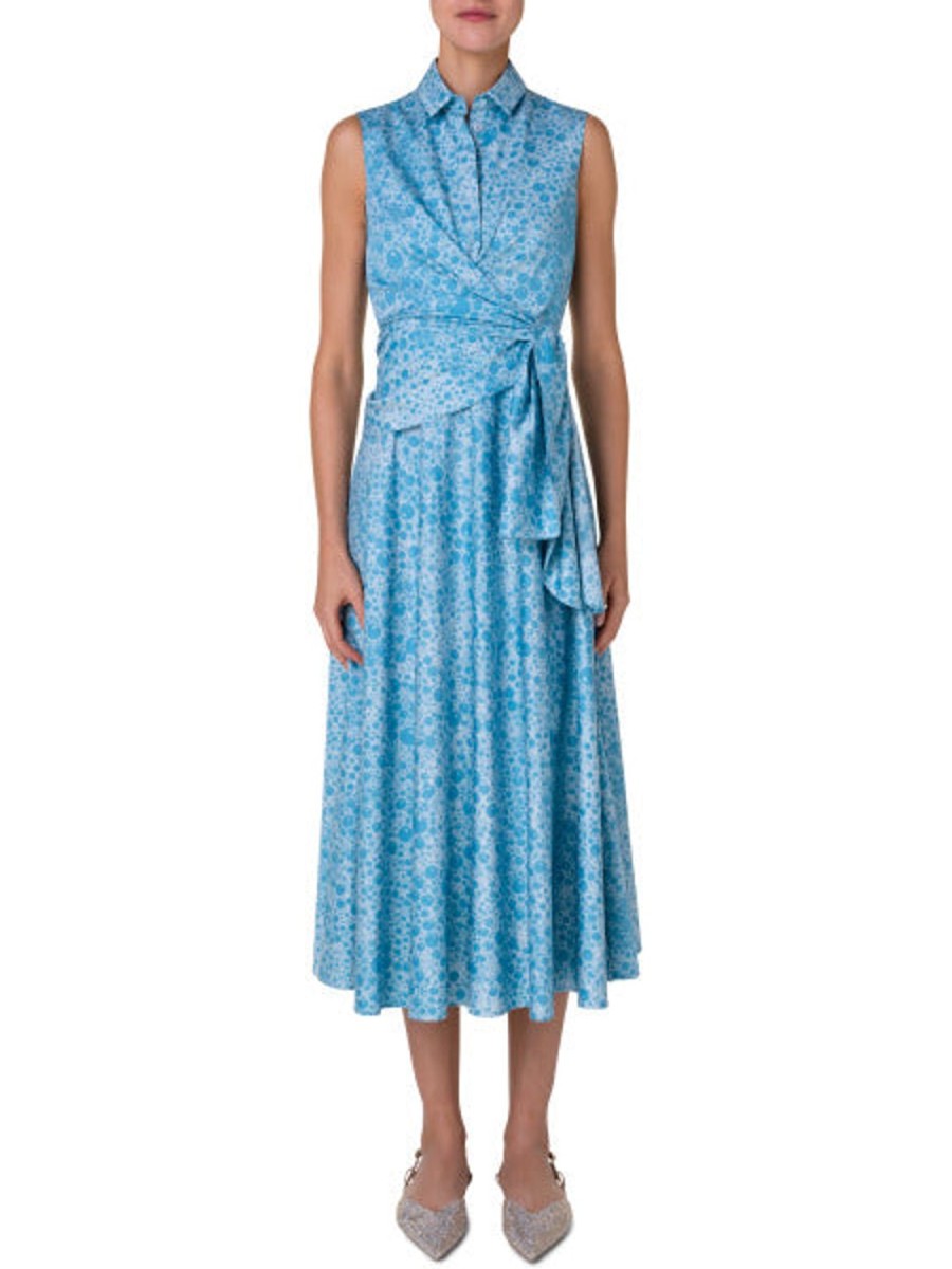 Women Akris Punto | Dress-Light Blue