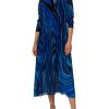 Women Akris Punto | Dress-Blue/Turquoise/Black