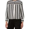 Women Akris Punto | Jacket-Black/Off-White