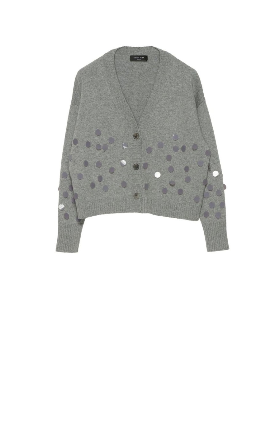 Women Fabiana Filippi | Twinset-Light Grey/Paillettes