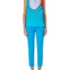 Women Akris Punto | Blouse-Turquoise/Orange