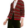 Women Marc Cain | Jacket-Green/Black/Red