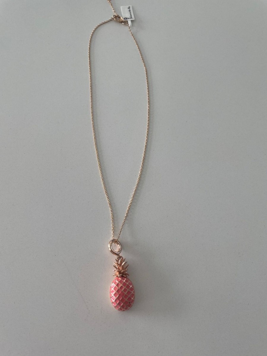 Women Lucie in the sky | Necklace-Rose Gold/Coral