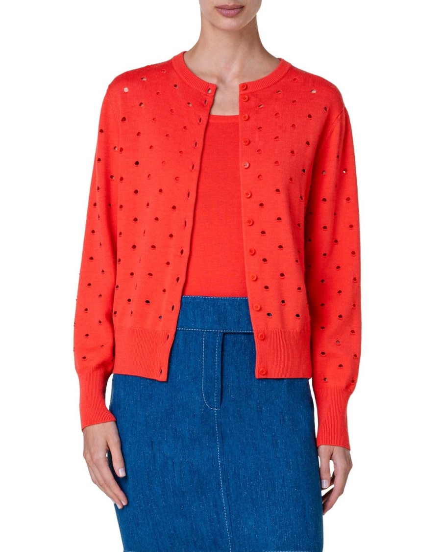 Women Akris Punto | Cardigan-Red