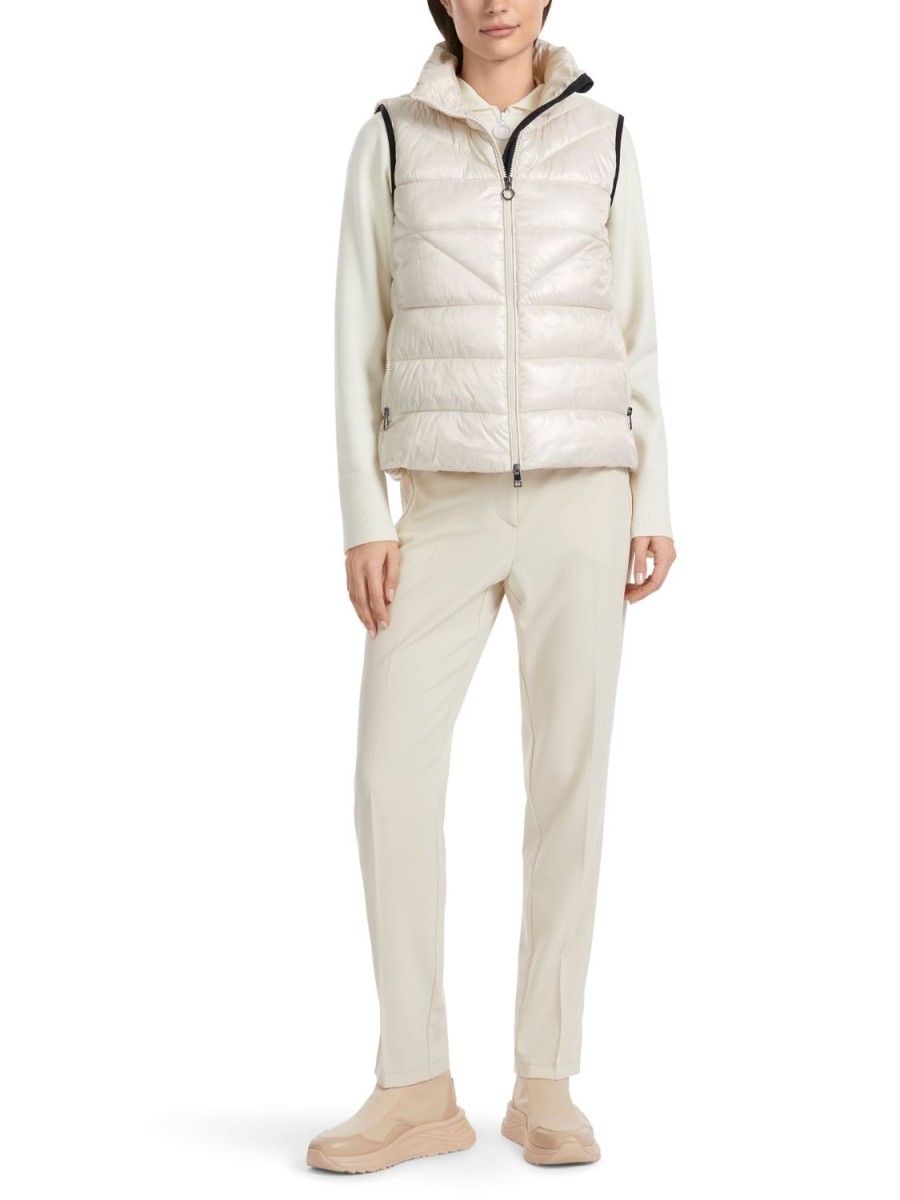 Women Marc Cain | Puffer Vest-Lilac