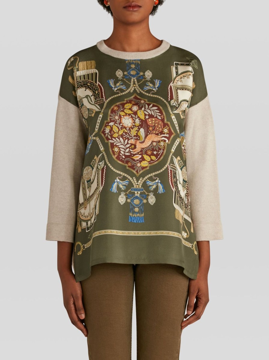 Women Etro | Sweater-Khaki/Beige