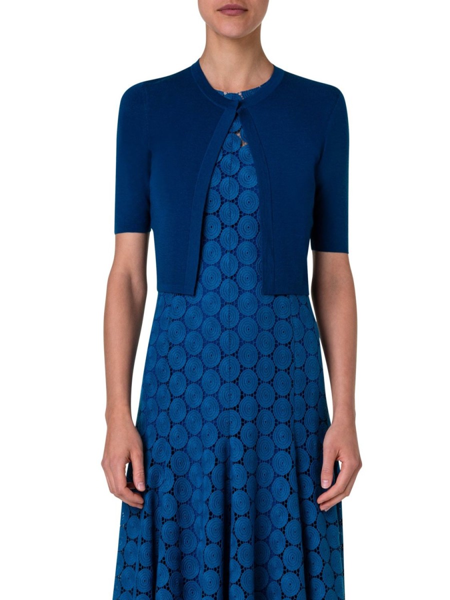 Women Akris Punto | Cardigan-Blue