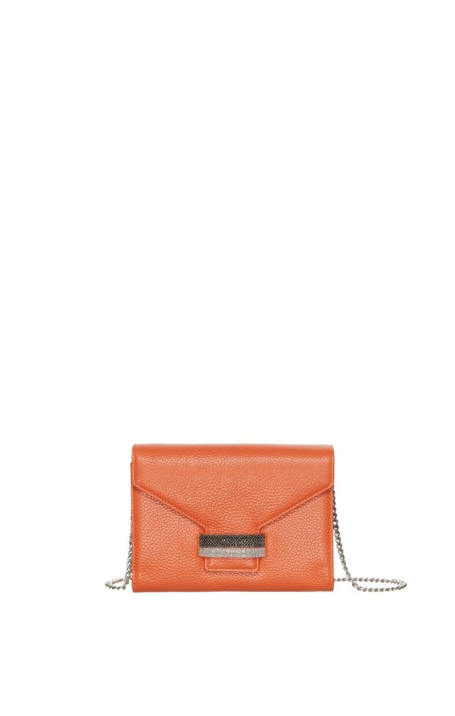 Women Fabiana Filippi | Hand Bag-Orange/Chain