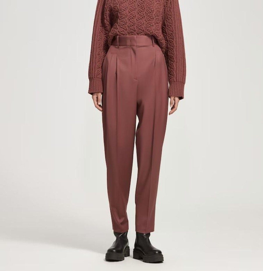 Women Fabiana Filippi | Pant-Burgundy