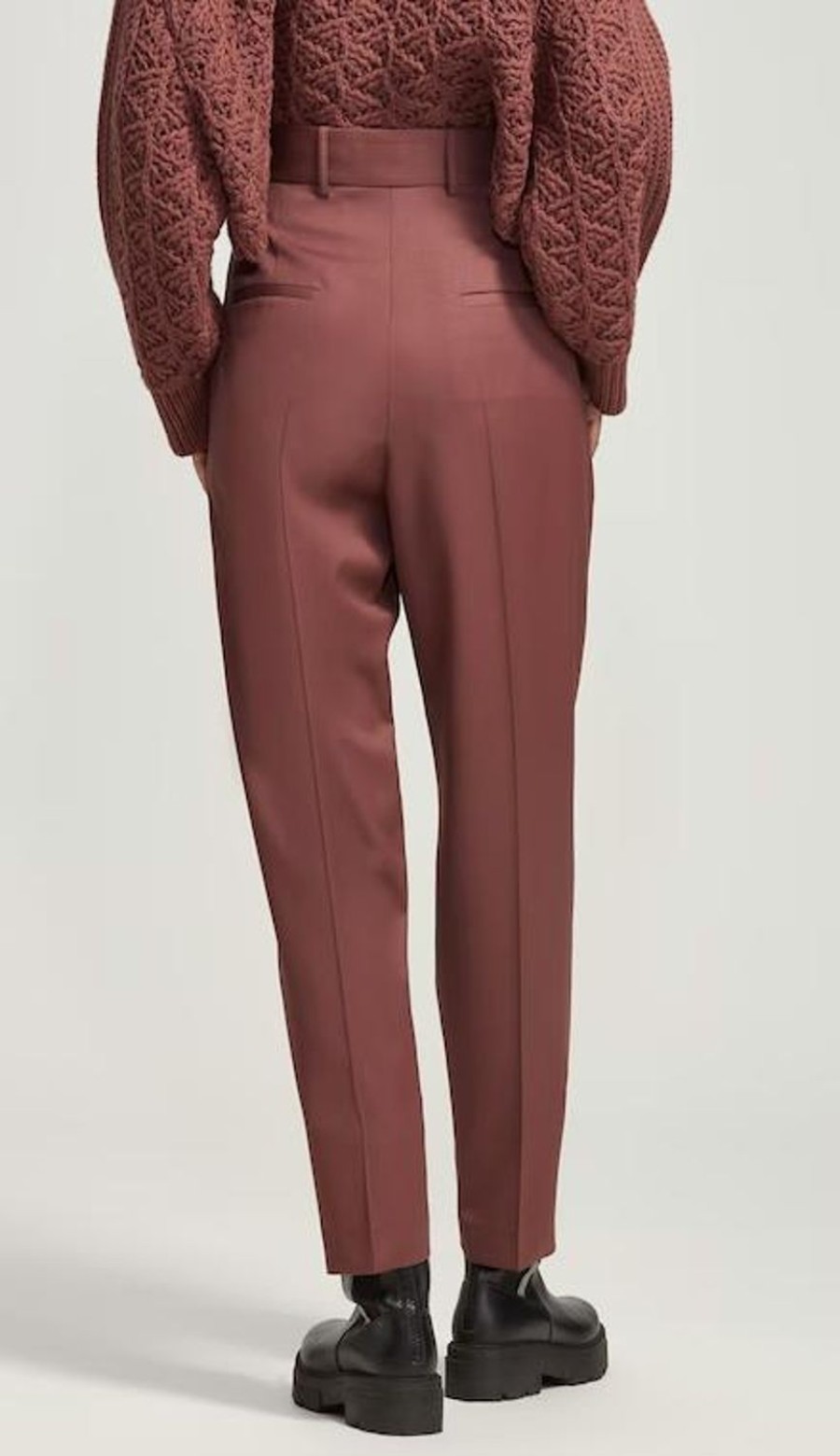 Women Fabiana Filippi | Pant-Burgundy