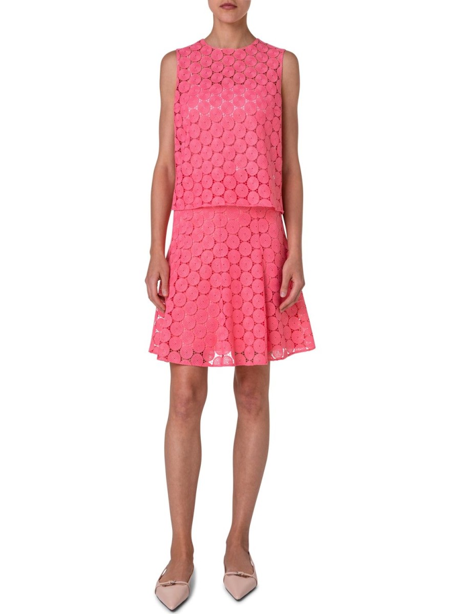 Women Akris Punto | Skirt Suit-Flamingo Pink