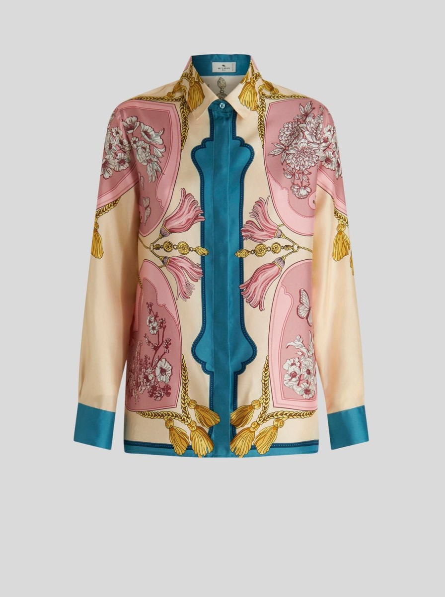 Women etro | Shirt-Pink/Gold/Blue