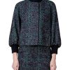 Women Akris Punto | Jacket-Black/White/Green