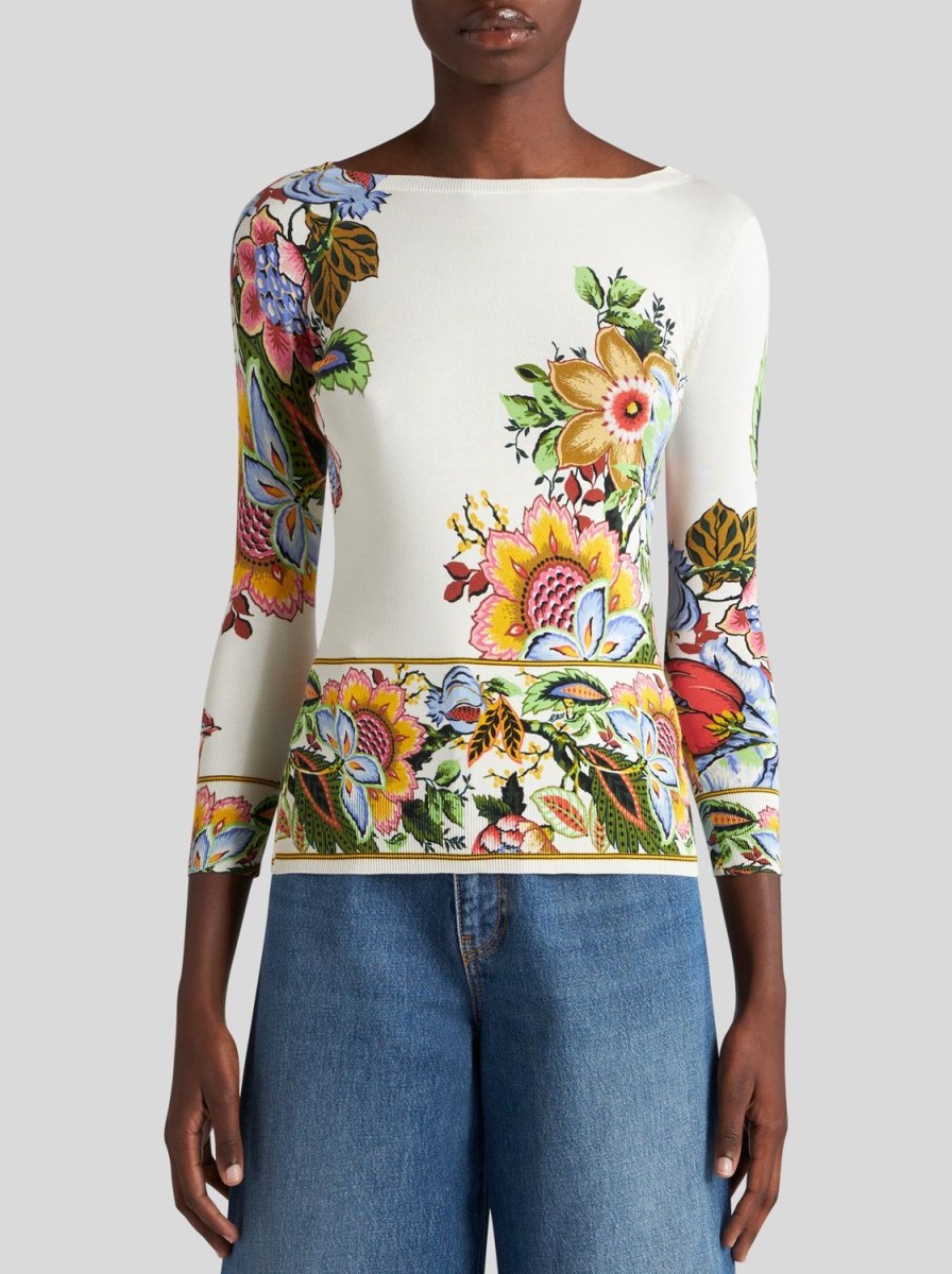 Women Etro | Sweater-Cream/Print