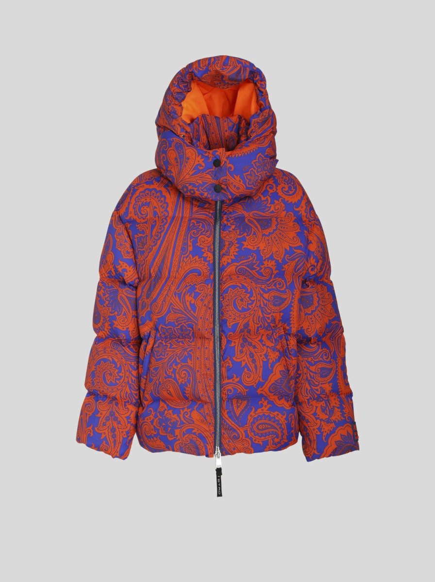 Women Etro | Outer Jacket-Red/Royal Blue