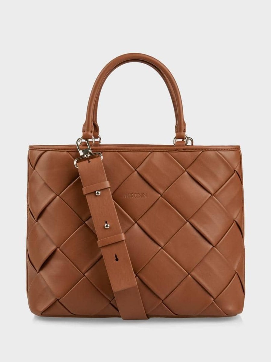 Women Marc Cain | Hand Bag-Cognac