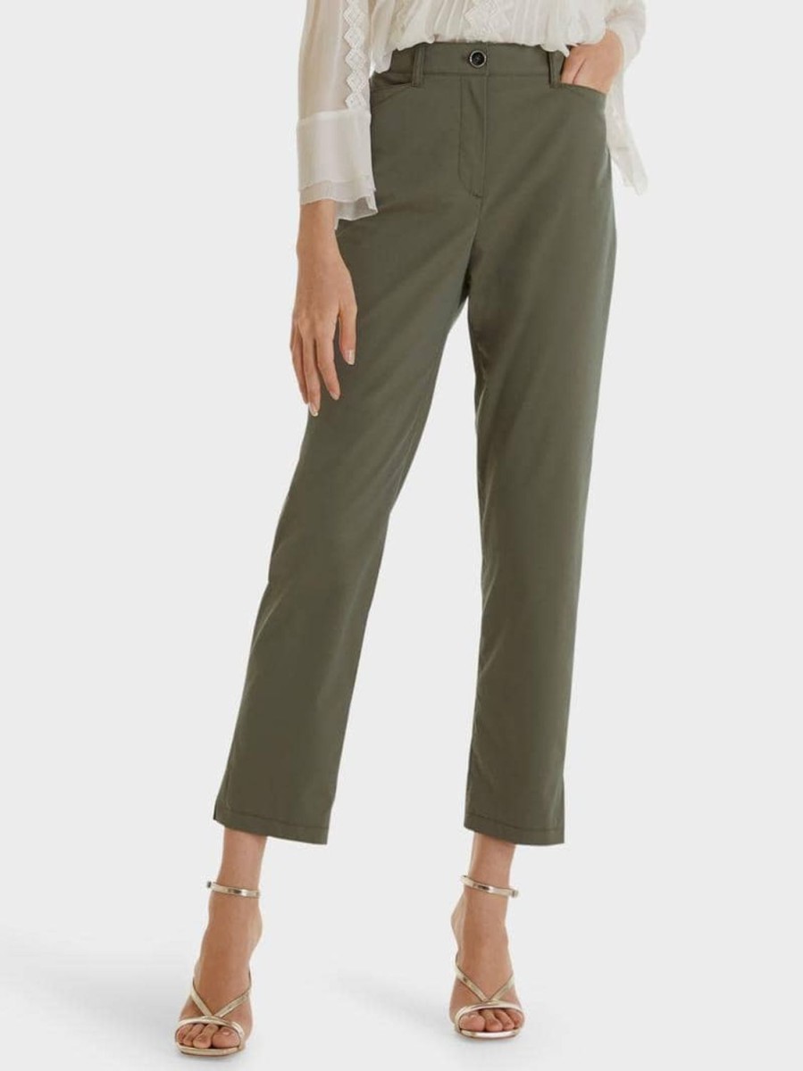 Women Marc Cain | Pant-Icy Aqua