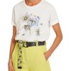 Women Marc Cain | T-Shirt-Off-White/Print