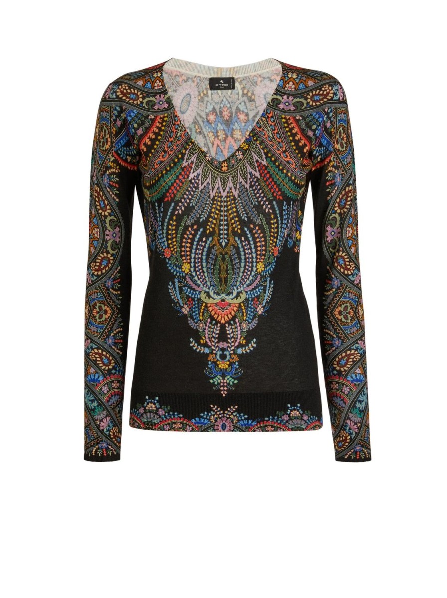 Women Etro | Sweater-Black/Multi