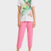 Women marc cain | T-Shirt-Pink/Green/White