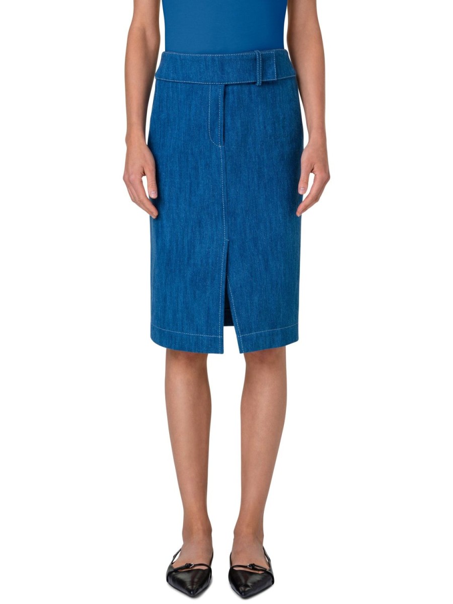 Women Akris Punto | Skirt-Denim