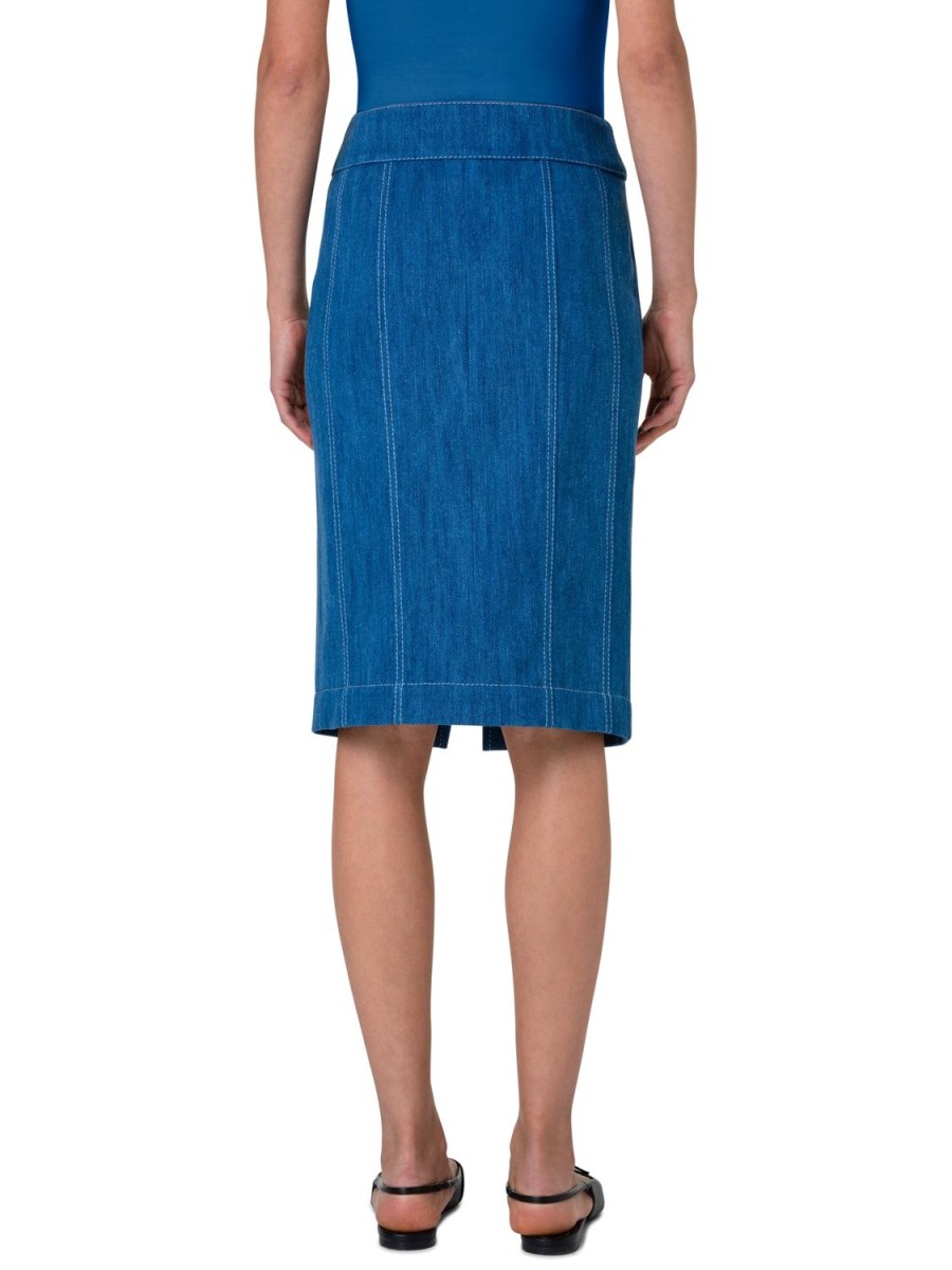 Women Akris Punto | Skirt-Denim