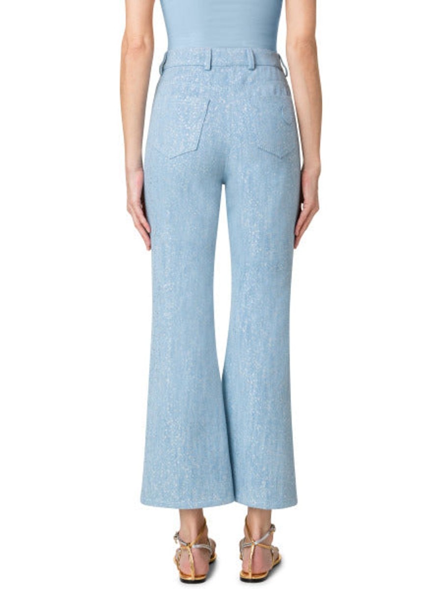 Women Akris Punto | Pant Cali-Sky Blue/Denim