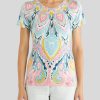 Women Etro | Top-Turquoise/Pink/Yellow